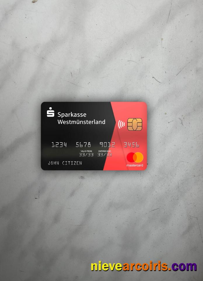 Germany Sparkasse Westmunsterland bank mastercard photolook